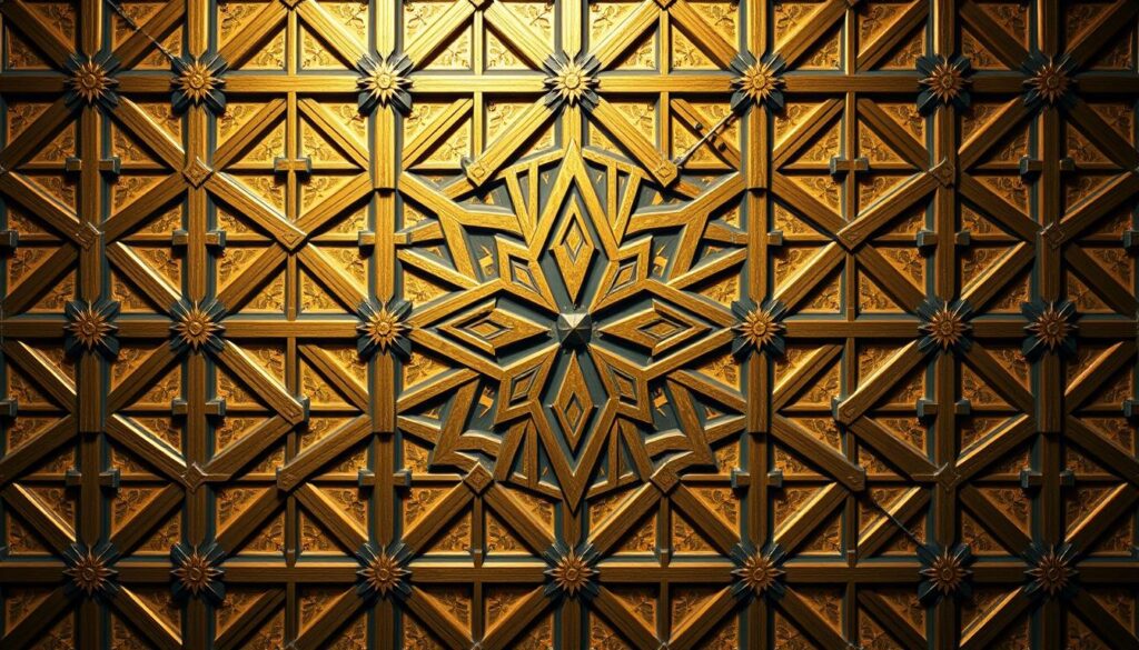 1920's Art Deco geometric patterns
