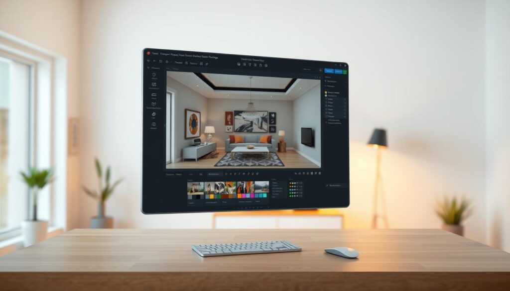 3D design software interface