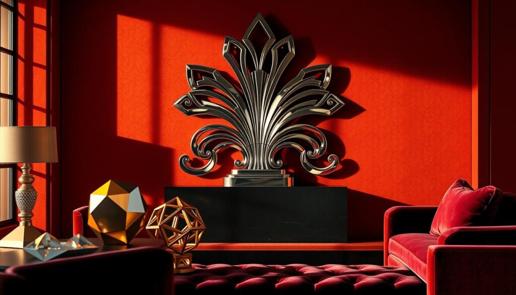 Art Deco-inspired artwork
