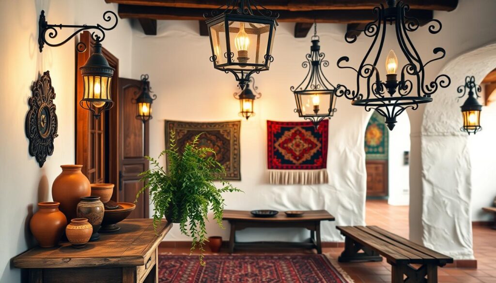 Spanish home decor lighting fixtures