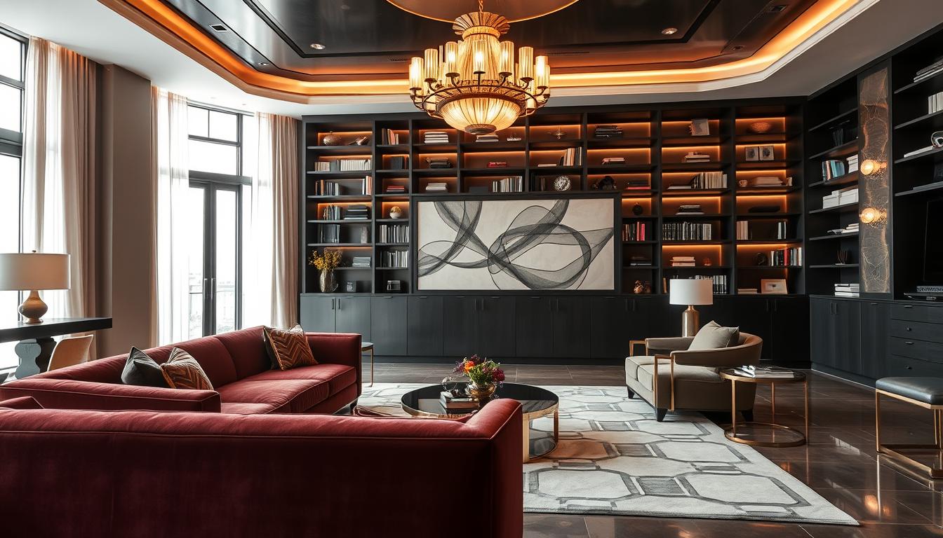 art deco contemporary interior design​