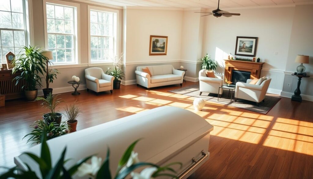 funeral home interior styling