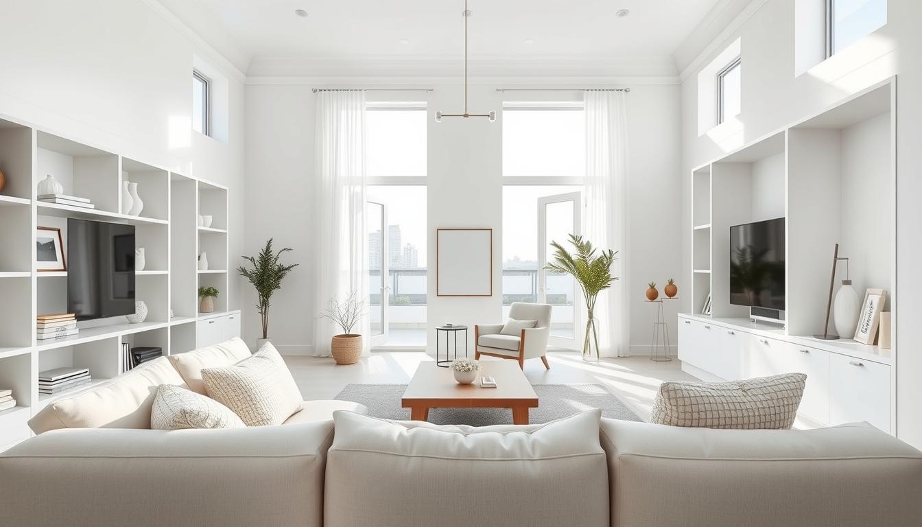 home interior design white​