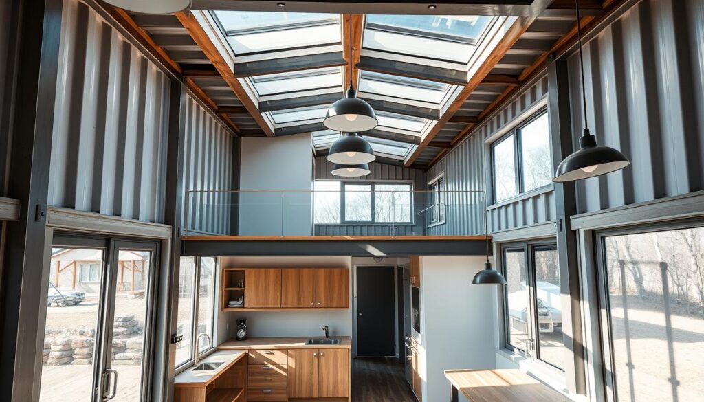 innovative shipping container interiors