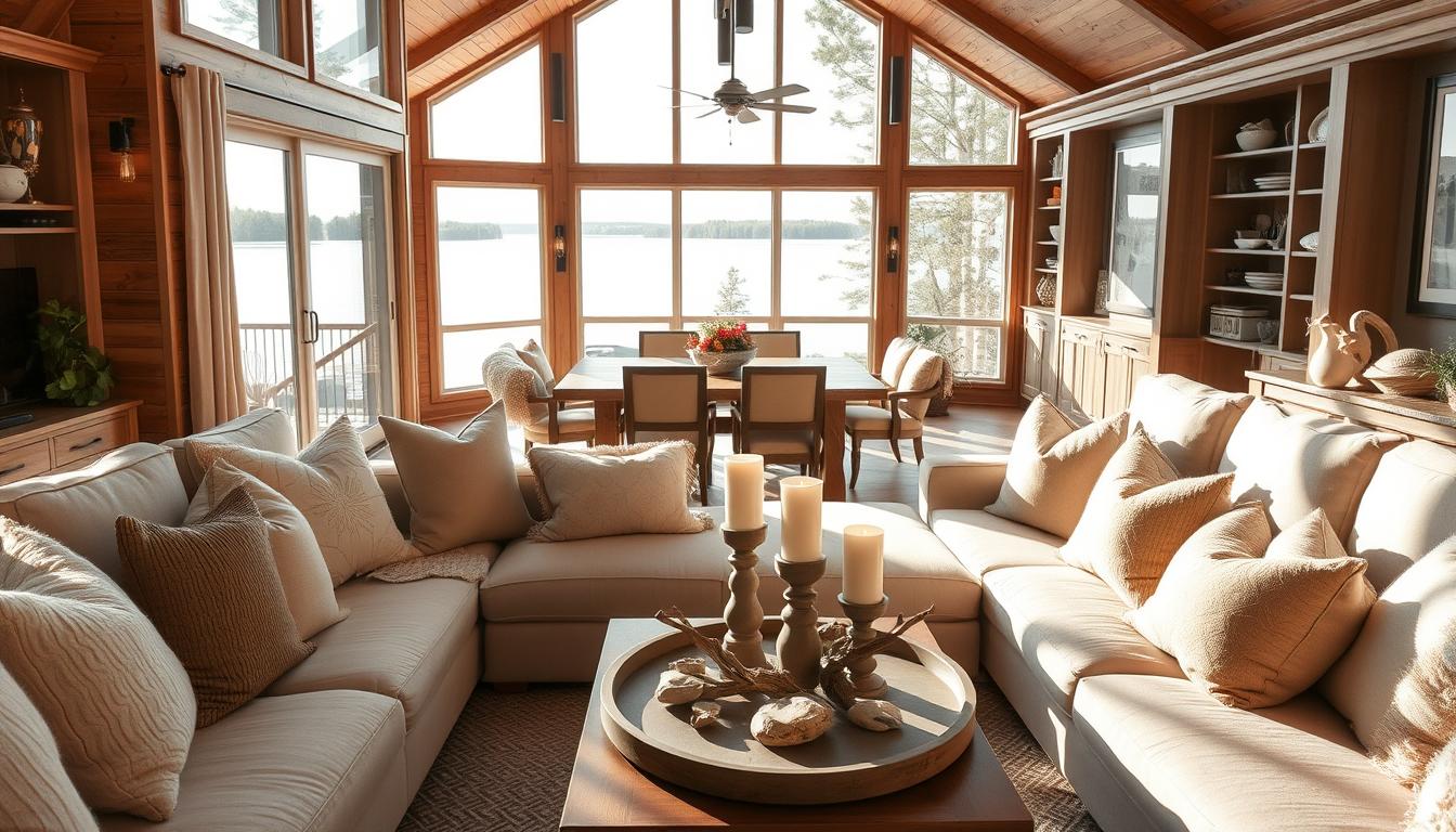 lake home interior design