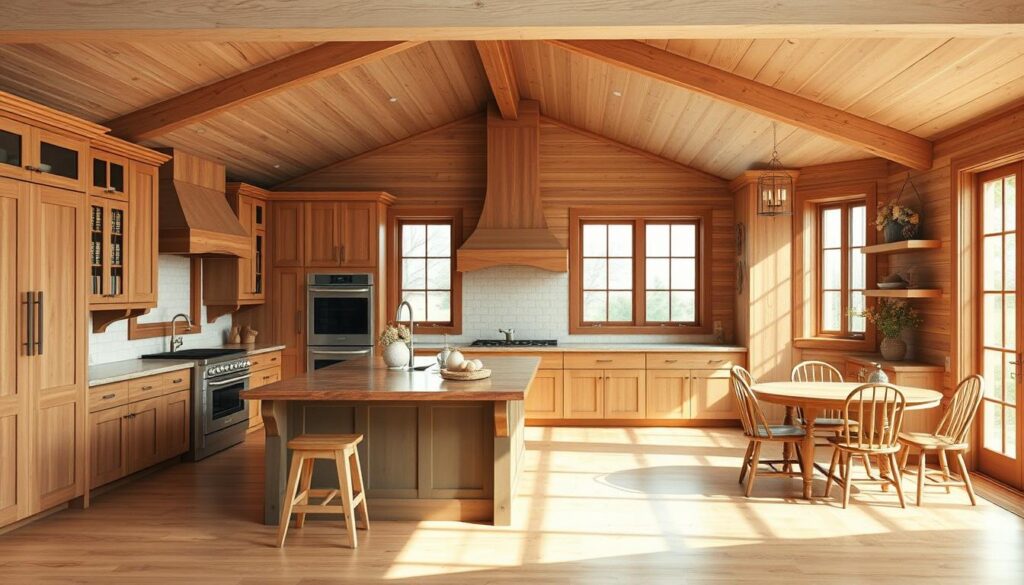 prairie style kitchen design