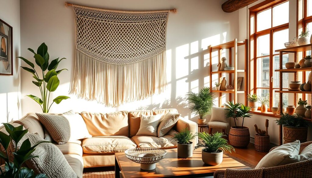 sustainable living room decor