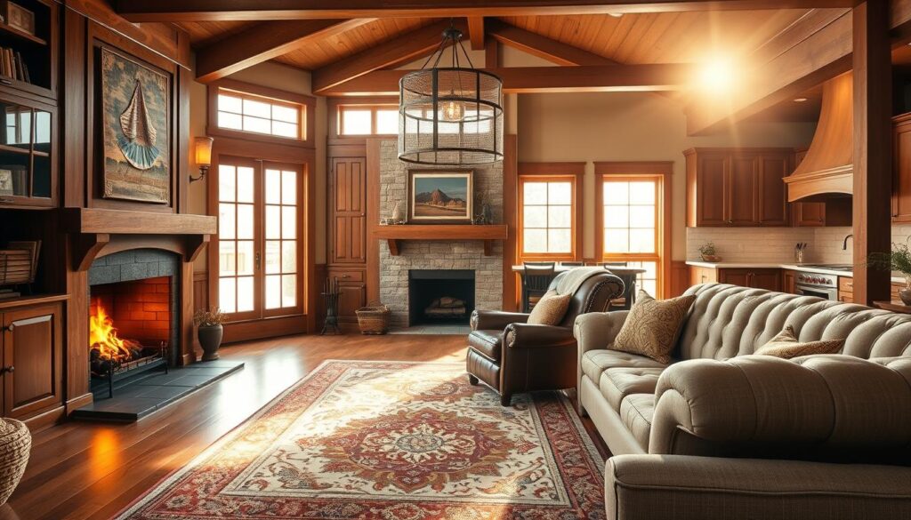 traditional craftsman interiors