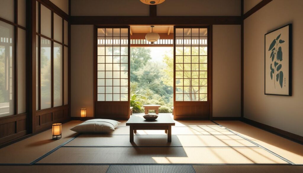 Japanese inspired interiors