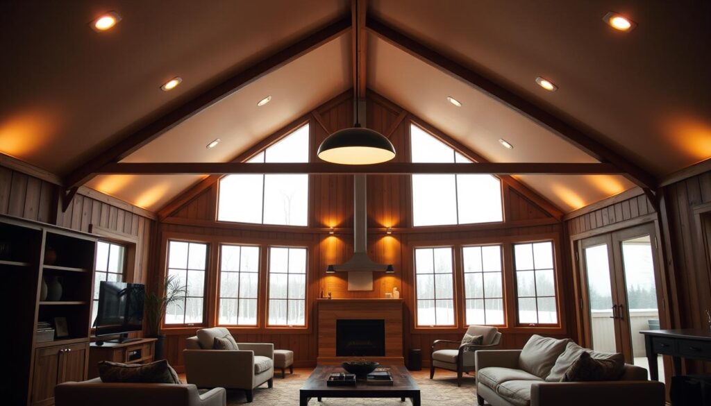 Quonset homes interior lighting ideas