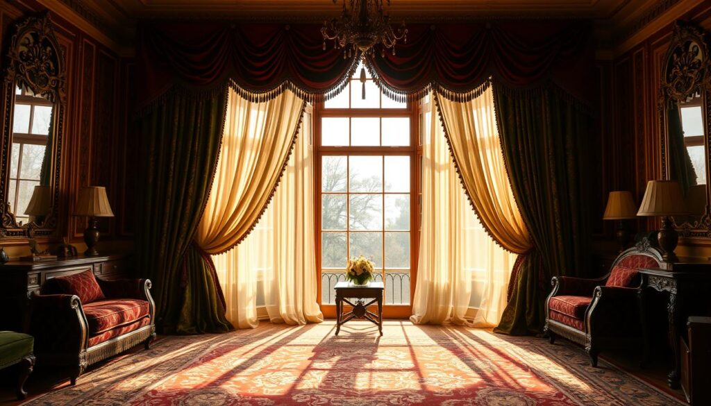 Victorian curtains and drapes