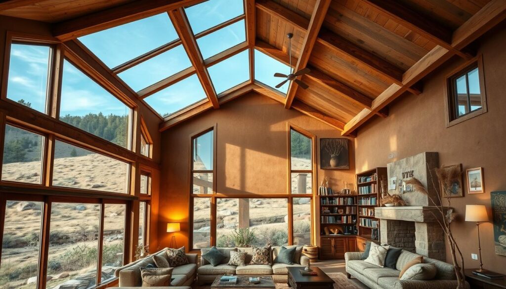 interior earthship homes