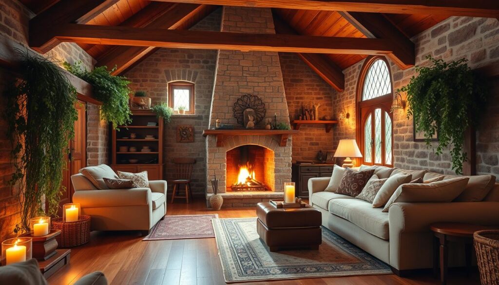 cozy cottage interior