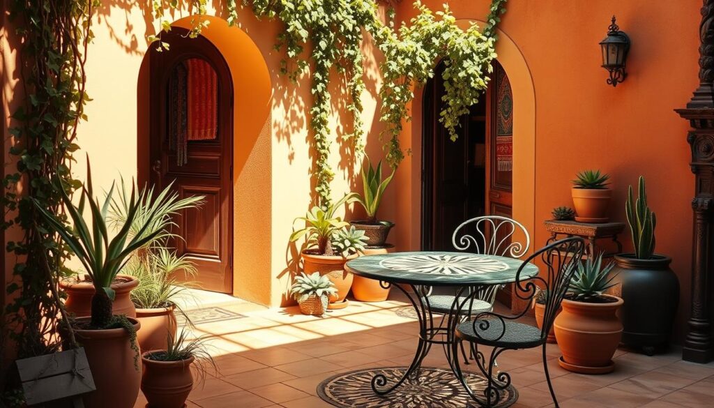 outdoor elements in Mexican interiors