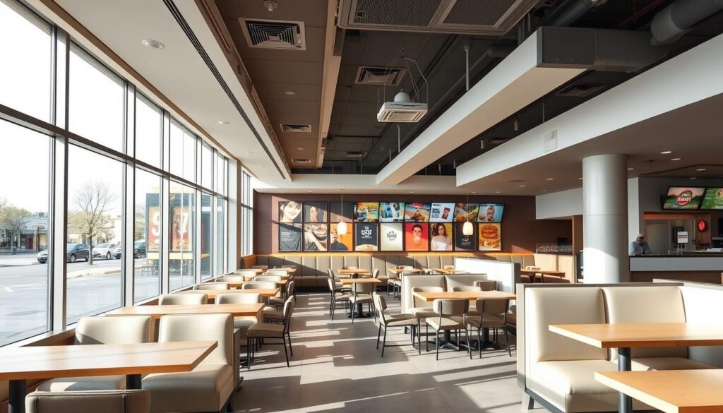 fast food chain interior design