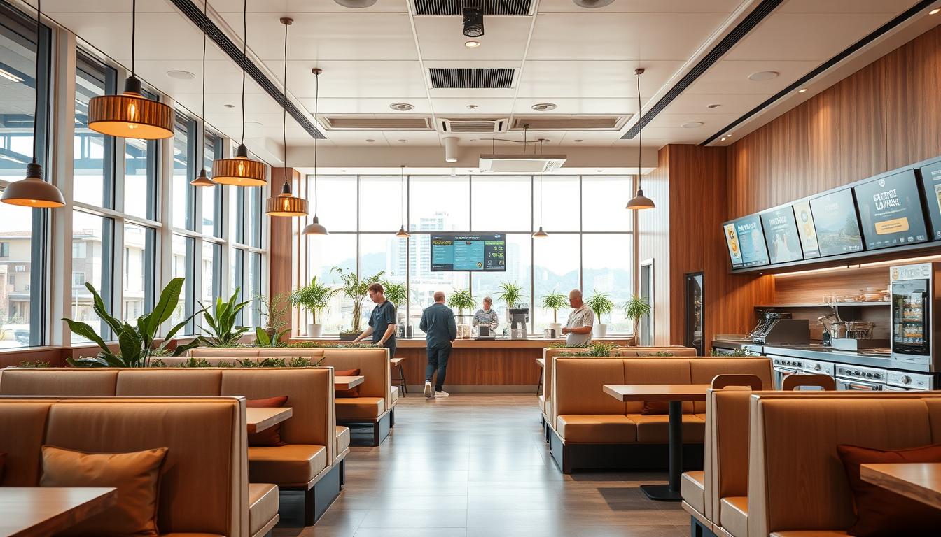 fast food restaurant interior design
