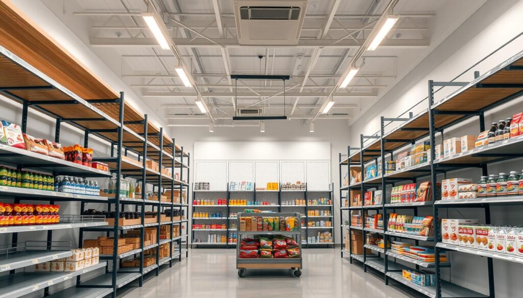 shelving and display fixtures