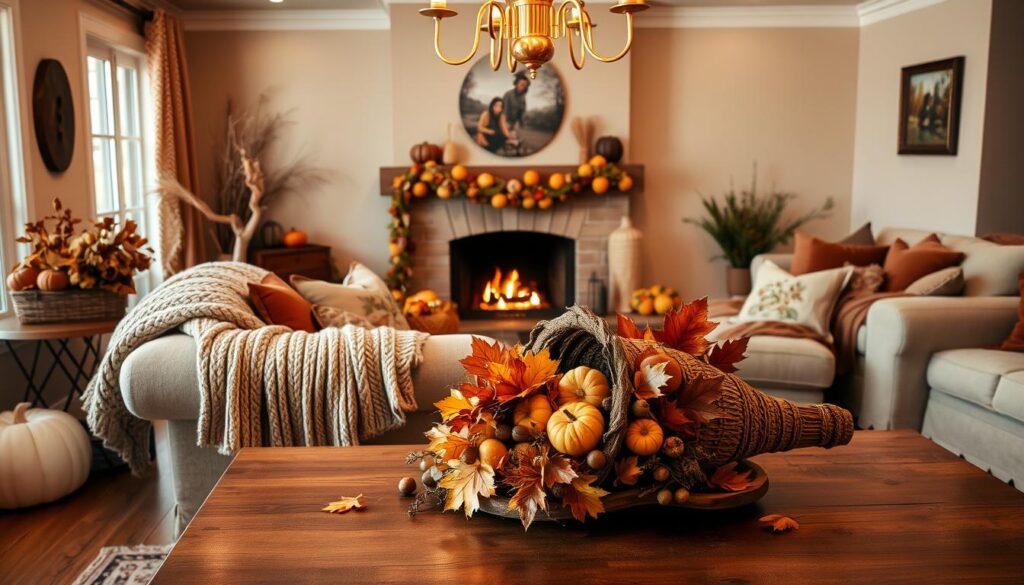 Thanksgiving Living Room Decor