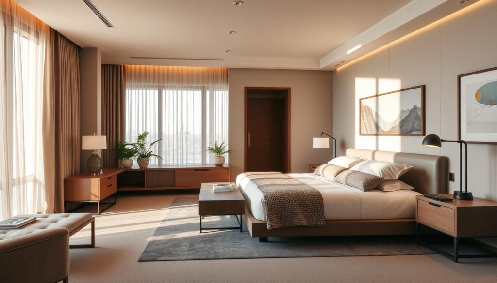 contemporary hotel room design