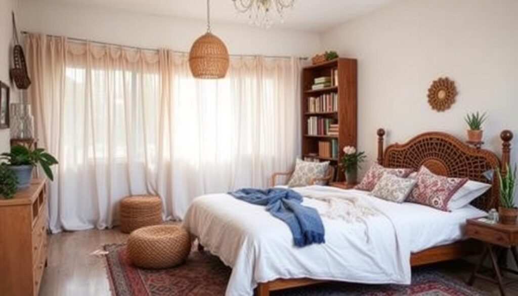 Bohemian style interior design