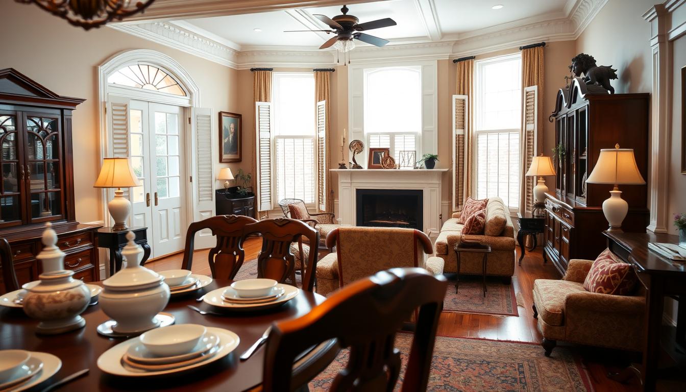 colonial home interior