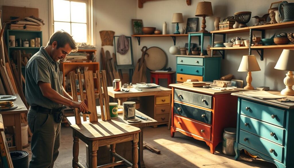 upcycling old furniture