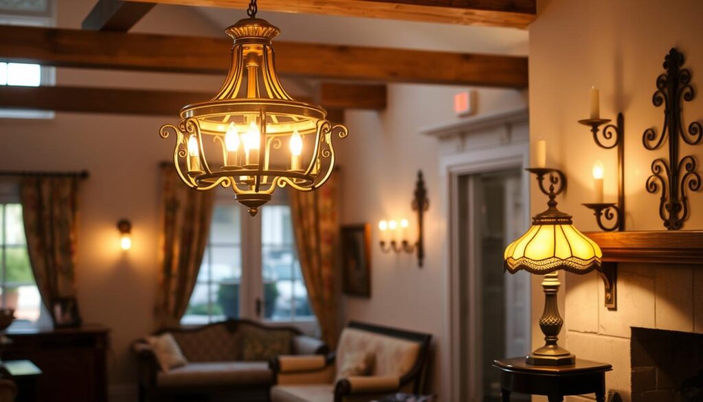 colonial style lighting