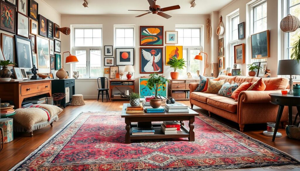 eclectic interior color scheme