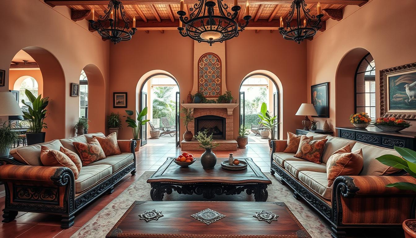 spanish style homes interior design
