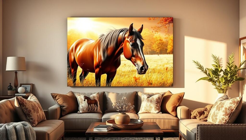 stylish horse paintings for home