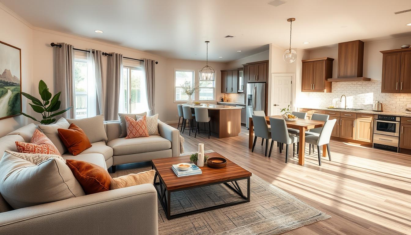 double wide mobile home interior